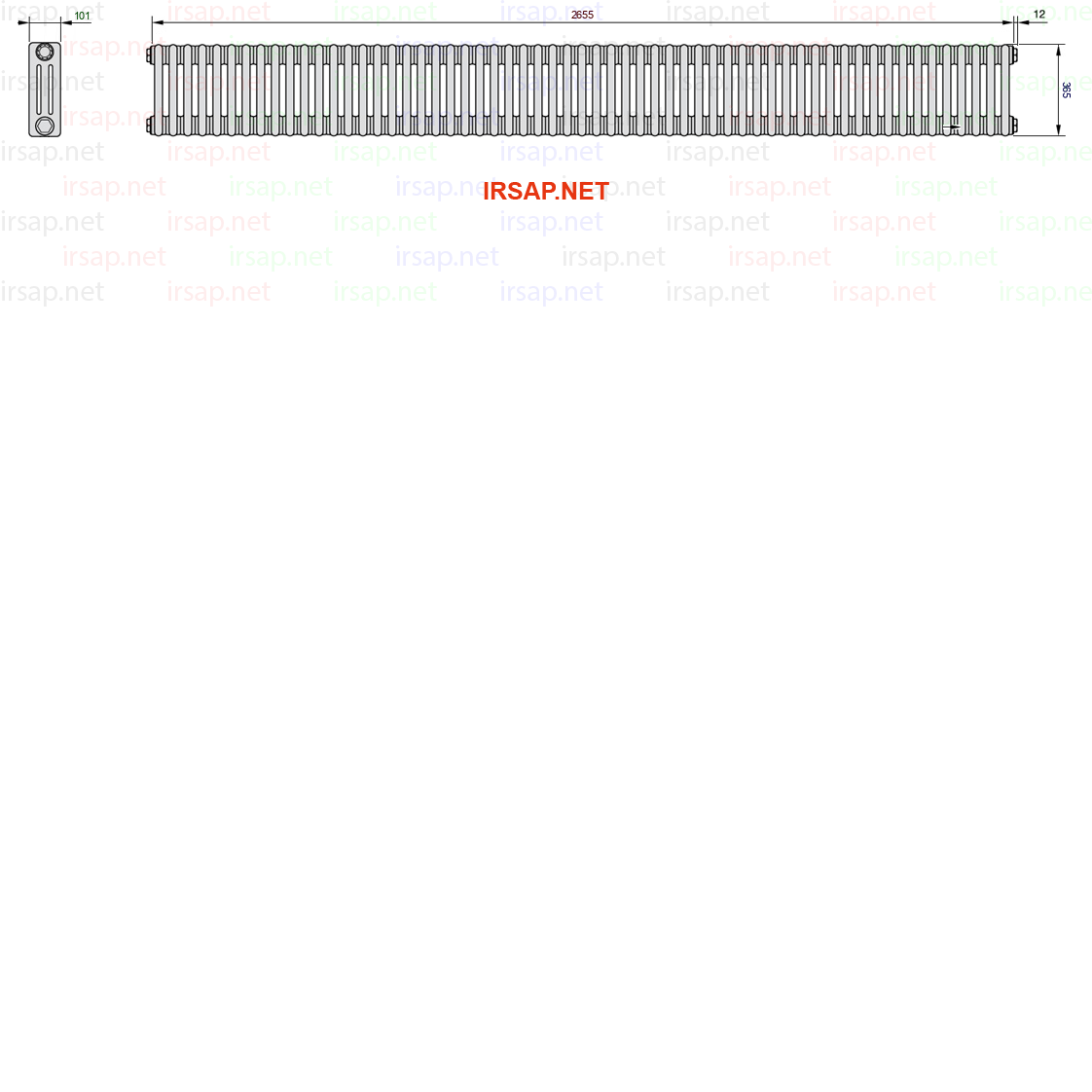 Радиатор IRSAP Tesi 30365/59 T14 CL 01